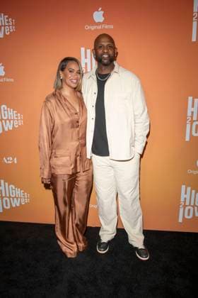 August 11, 2025, New York, United States: (L-R) Mary Floyd and CC Sabathia attend Highest 2 Lowest New York Premiere at Brooklyn Academy of Music. New York United States - ZUMAs197 20250811_aaa_s197_225 Copyright: xRonxAdarx