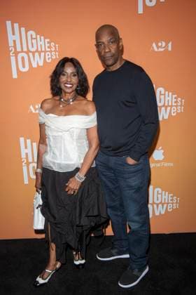 August 11, 2025, New York, United States: (L-R) Pauletta Washington and Denzel Washington attend the Highest 2 Lowest New York Premiere at Brooklyn Academy of Music. New York United States - ZUMAs197 20250811_aaa_s197_232 Copyright: xRonxAdarx