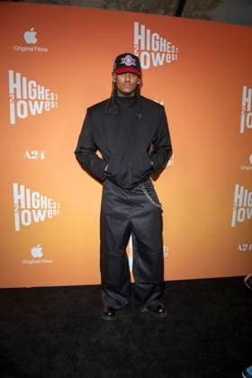 August 11, 2025, New York, United States: Jordan Clarkson attends the Highest 2 Lowest New York Premiere at Brooklyn Academy of Music. New York United States - ZUMAs197 20250811_aaa_s197_255 Copyright: xRonxAdarx