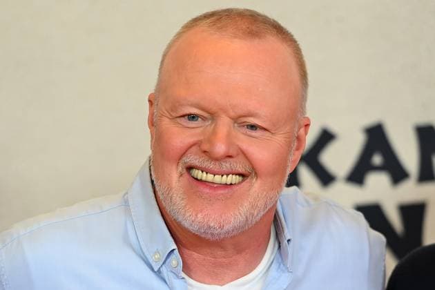 Stefan RAAB, single image,cropped single motif,portrait,portrait,portrait film premiere DAS KANU DES MANITU on 12 08 2025 at the Mathaeser Kino in Munich