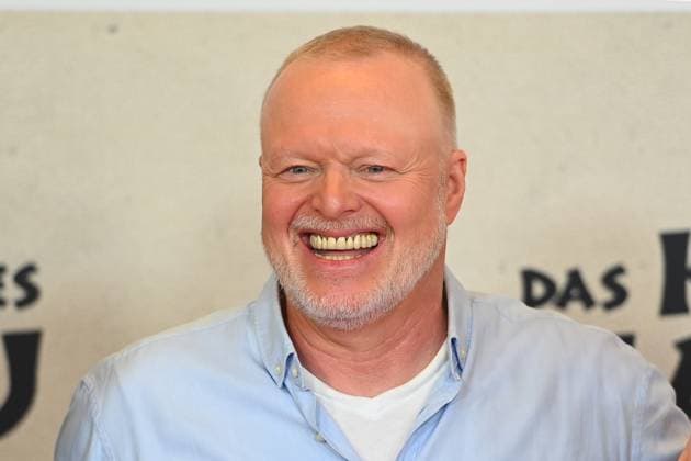 Stefan RAAB, single image,cropped single motif,portrait,portrait,portrait film premiere DAS KANU DES MANITU on 12 08 2025 at the Mathaeser Kino in Munich