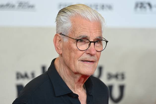Sky DUMONT Actor , single picture,cropped single motif,portrait,portrait,portrait movie premiere DAS KANU DES MANITU on 12 08 2025 at the Mathaeser cinema in Munich