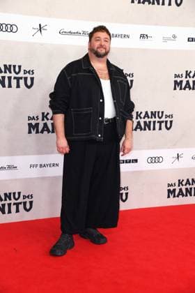 Daniel Zillmann at the world premiere of the movie DAS KANU DES MANITU at the Mathäser Filmpalast in Munich on 12 08 2025