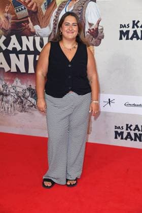 Sandra Safiulov aka selfiesandra at the world premiere of the movie DAS KANU DES MANITU at the Mathäser Filmpalast in Munich on 12 08 2025