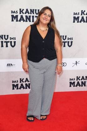 Sandra Safiulov aka selfiesandra at the world premiere of the movie DAS KANU DES MANITU at the Mathäser Filmpalast in Munich on 12 08 2025