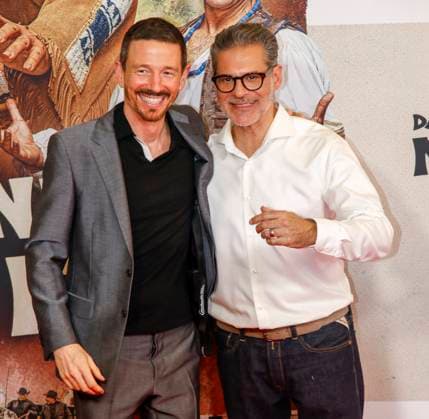 World premiere of Das Kanu des Manitu in Munich Munich, 12 8 2025 Oliver Berben and Rick Kavanian at the world premiere of Das Kanu des Manitu at the Mathäser Filmpalast in Munich Bavaria Copyright: xMatthiasxGränzdörferx