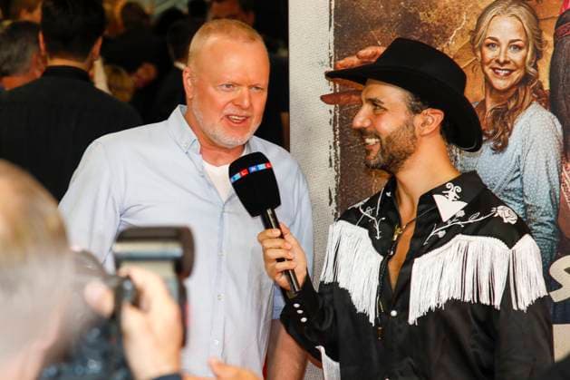 World premiere of Das Kanu des Manitu in Munich Munich, 12 8 2025 Stefan Raab at the world premiere of Das Kanu des Manitu at the Mathäser Filmpalast in Munich Bavaria Copyright: xMatthiasxGränzdörferx