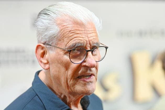 Sky DU MONT Actor , single picture,cropped single motif,portrait,portrait,portrait movie premiere DAS KANU DES MANITU on 12 08 2025 at the Mathaeser cinema in Munich