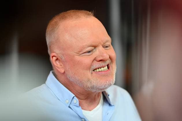 Stefan RAAB, single image,cropped single motif,portrait,portrait,portrait film premiere DAS KANU DES MANITU on 12 08 2025 at the Mathaeser Kino in Munich
