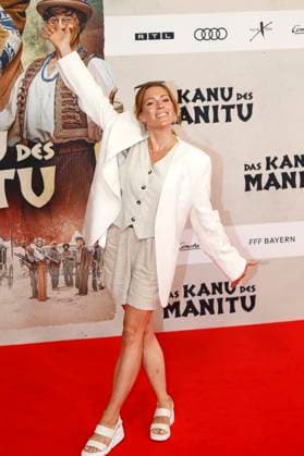 Nele Kiper at the premiere of the movie Das Kanu des Manitu at Mathäser Filmpalast Munich, 12 08 2025 Foto:xAgenturxWehnertx xGränzdörferx xFuturexImagex manitu_5612