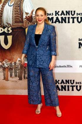 Jasmin Schwiers at the premiere of the movie Das Kanu des Manitu at Mathäser Filmpalast Munich, 12 08 2025 Foto:xAgenturxWehnertx xGränzdörferx xFuturexImagex manitu_5639