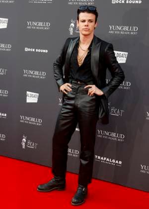 YUNGBLUD. Are You Ready, Boy? Premiere at the Vue in Leicester Square, London - 12 Aug 2025 YUNGBLUD aka Dominic Richard Harrison attends the YUNGBLUD. Are You Ready, Boy? Premiere at the Vue in Leicester Square. London United Kingdom Copyright: xCatxMorleyx xSOPAxImagesx Cat Morley_YUNGBLUD. Are You Ready, Boy_ Premiere_YUNGBLUD aka Dominic Richard Harrison_21437