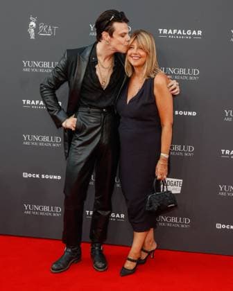 August 12, 2025, London, United Kingdom: Dominic Harrison AKA Yungblud and Samantha Harrison attend the Yungblud. Are You Ready, Boy? UK Premiere held at the Vue Leicester Square, London. London United Kingdom - ZUMAs197 20250812_aaa_s197_473 Copyright: xMarioxMitsisx
