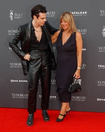 August 12, 2025, London, United Kingdom: Dominic Harrison AKA Yungblud and Samantha Harrison attend the Yungblud. Are You Ready, Boy? UK Premiere held at the Vue Leicester Square, London. London United Kingdom - ZUMAs197 20250812_aaa_s197_485 Copyright: xMarioxMitsisx
