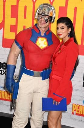 NEW YORK, NY- AUGUST 13: John Cena and Shay Shariatzadeh at the HBO Max season 2 premiere of Peacemaker at AMC Cinemas on August 13, 2025 in New York City. Copyright: xMediaPunchx