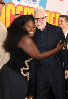 NEW YORK, NY- AUGUST 13: Danielle Brooks and James Gunn at the HBO Max season 2 premiere of Peacemaker at AMC Cinemas on August 13, 2025 in New York City. Copyright: xMediaPunchx