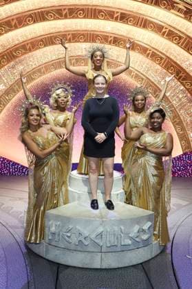 Jasna Fritzi Bauer beim Besuch des Musicals Hercules im Stage Theater Neue Flora. Hamburg, 13.08.2025 *** Jasna Fritzi Bauer attending the musical Hercules at the Stage Theater Neue Flora Hamburg, 13 08 2025 Foto:xgbrcix xFuturexImagex bauer_5803