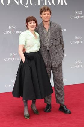 . 14 08 2025. London, United Kingdom. James Norton and Emily Beecham arriving at the King & Conqueror premiere in London.  xStephenxLockx xi-Imagesx IIM-26154-0005