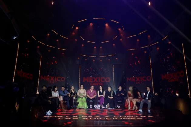 Mexico Sings For Peace And Against Addictions Press Conference A press conference takes place at Churubusco Studios in Mexico City, Mexico, on August 14, 2025, for the Mexico Sings for Peace and Against Addictions contest. This initiative collaborates with the Mexican Music Council to create new musical narratives that move away from the glorification of violence, using lyrics that evoke love, heartbreak, and the greatness of Mexico. The conference is attended by Los Horoscopos de Durango, Regina Orozco, Monica Velez, Isael Gutierrez, among others. Mexico City Mexico Copyright: xGerardoxVieyrax originalFilename: vieyra-notitle250814_npBuJ.jpg