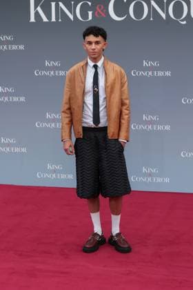 King & Conqueror Global Premiere In London, UK - 14 Aug 2025 Elander Moore seen attending the global premiere of King & Conqueror at the BFI Southbank in London. London United Kingdom Copyright: xBrettxCovex xSOPAxImagesx Elander BDC_5749