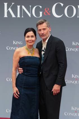 King & Conqueror Global Premiere In London, UK - 14 Aug 2025 Nukaaka Coster-Waldau and Nikolaj Coster-Waldau seen attending the global premiere of King & Conqueror at the BFI Southbank in London. London United Kingdom Copyright: xBrettxCovex xSOPAxImagesx Nukaaka Nikolaj BDC_6419