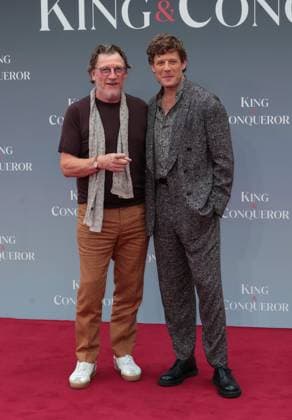 August 14, 2025, London, United Kingdom: Geoff Bell and James Norton seen attending the global premiere of King & Conqueror at the BFI Southbank in London. London United Kingdom - ZUMAs197 20250814_aaa_s197_115 Copyright: xBrettxCovex