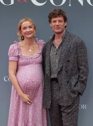 August 14, 2025, London, United Kingdom: Kitty Kaletsky and James Norton seen attending the global premiere of King & Conqueror at the BFI Southbank in London. London United Kingdom - ZUMAs197 20250814_aaa_s197_118 Copyright: xBrettxCovex