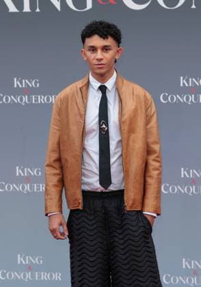 August 14, 2025, London, United Kingdom: Elander Moore seen attending the global premiere of King & Conqueror at the BFI Southbank in London. London United Kingdom - ZUMAs197 20250814_aaa_s197_132 Copyright: xBrettxCovex