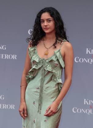 August 14, 2025, London, United Kingdom: Indy Lewis seen attending the global premiere of King & Conqueror at the BFI Southbank in London. London United Kingdom - ZUMAs197 20250814_aaa_s197_163 Copyright: xBrettxCovex