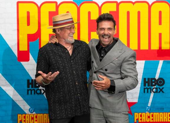 August 14, 2025, New York, Ny, United States: Michael Rooker and Frank Grillo attend the HBO Max Original Series of Peacemaker Season 2. Held at AMC Lincoln Square in New York. Zuma Press. August 13, 2025. New York United States - ZUMAp281 20250814_zea_p281_096 Copyright: xPhotoxImagexPressx