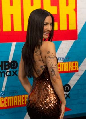 August 14, 2025, New York, Ny, United States: Sol Rodriguez attends the HBO Max Original Series of Peacemaker Season 2. Held at AMC Lincoln Square in New York. Zuma Press. August 13, 2025. New York United States - ZUMAp281 20250814_zea_p281_107 Copyright: xPhotoxImagexPressx