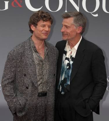 King and Conqueror TV series premiere London, UK. James Norton and Nikolaj Coster-Waldau at the King and Conqueror TV series premiere. BFI. 14th August 2025. LMK11-S150825-001. Steve Bealing Landmark Media 