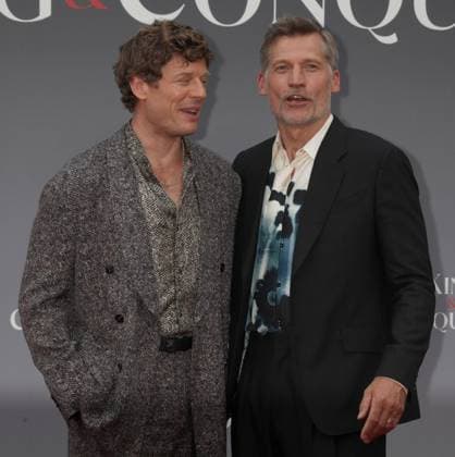 King and Conqueror TV series premiere London, UK. James Norton and Nikolaj Coster-Waldau at the King and Conqueror TV series premiere. BFI. 14th August 2025. LMK11-S150825-001. Steve Bealing Landmark Media 