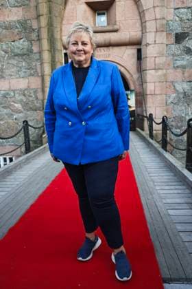 Premiere of the film Blücher Oscarsborg 20250815 Norwegian Prime Minister Erna Solberg has been invited to an outdoor screening of the new Norwegian blockbuster Blücher at Oscarsborg Fortress Photo Geir Olsen NTB Oscarsborg Norway 8qvlre3N00k EDITORIAL USE ONLY Ref ENT8qvlre3N00k jpg  Copyright: xGeirxOlsenx xNTBx