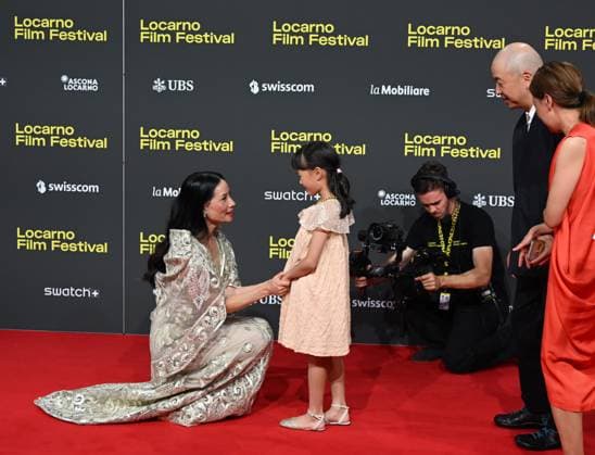 Locarno,Swiss Locarno Film Festival 2025 Photocall and red carper present Rosemead film Piazza Grande In the photo:Lucy Liu actress produce of red carpet family director  Copyright: xNickxZonnax xipa-agency.netx xNickxZonnax IPA_Agency_IPA62448027