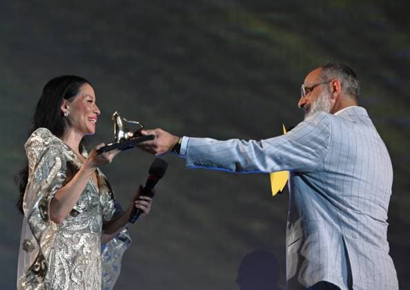 Locarno,Swiss Locarno Film Festival 2025 Photocall and red carper present Rosemead film Piazza Grande In the photo:Lucy Liu actress producer receives Career Achievement Award  Copyright: xNickxZonnax xipa-agency.netx xNickxZonnax IPA_Agency_IPA62448089