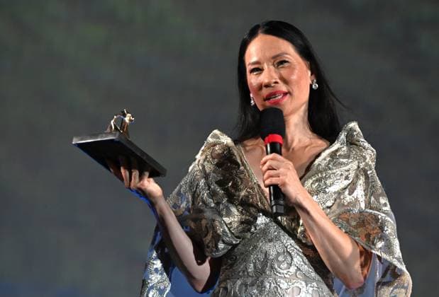 Locarno,Swiss Locarno Film Festival 2025 Photocall and red carper present Rosemead film Piazza Grande In the photo:Lucy Liu actress producer receives Career Achievement Award  Copyright: xNickxZonnax xipa-agency.netx xNickxZonnax IPA_Agency_IPA62448095