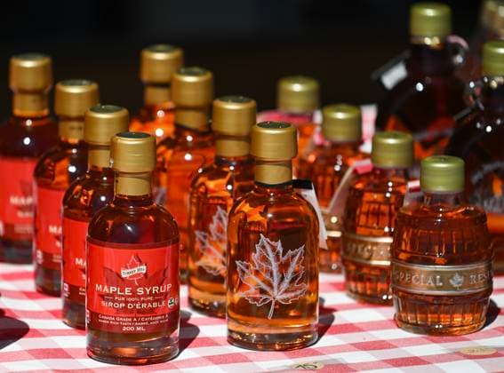 Canada Tourism Maple syrup products are for sale in the Old Port in Montreal, Quebec, Canada, on August 15, 2025. Montreal PQ Canada  Copyright: xGrahamxHughesx originalFilename: hughes-canadato250815_npnbD.jpg