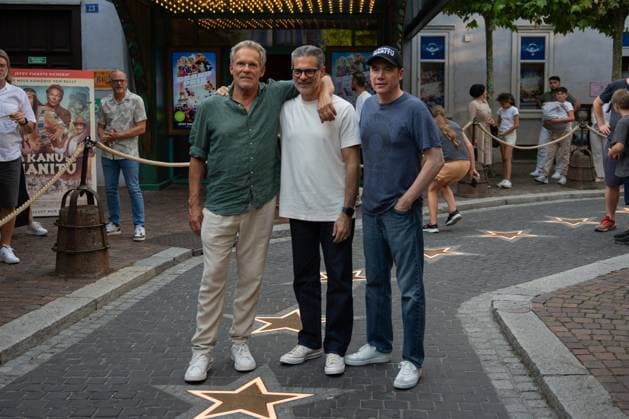 Cinema premiere, Manitous Canoe, Michael Bully Herbig, Rick Kavanian, Christian Tramitz, film premiere, Europa Park, Voltron 4D, red carpet, film launch, comedy, western parody, Bullyparade, actor, director, screenwriter, press event, summer vacatio Copyright: xFINLEYxMÖRCHx
