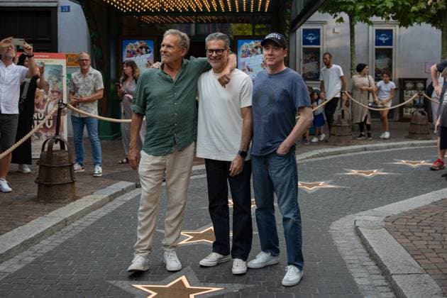 Cinema premiere, Manitous Canoe, Michael Bully Herbig, Rick Kavanian, Christian Tramitz, film premiere, Europa Park, Voltron 4D, red carpet, film launch, comedy, western parody, Bullyparade, actor, director, screenwriter, press event, summer vacatio Copyright: xFINLEYxMÖRCHx