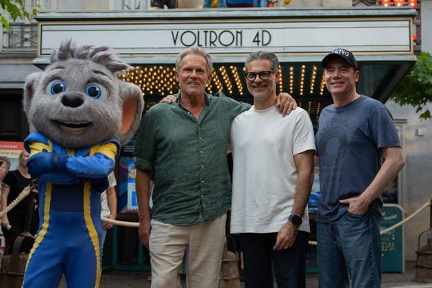 Cinema premiere, Manitous Canoe, Michael Bully Herbig, Rick Kavanian, Christian Tramitz, film premiere, Europa Park, Voltron 4D, red carpet, film launch, comedy, western parody, Bullyparade, actor, director, screenwriter, press event, summer vacatio Copyright: xFINLEYxMÖRCHx