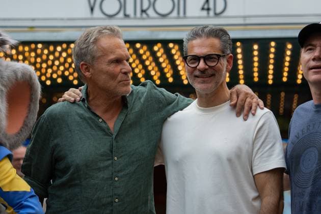 Cinema premiere, Manitous Canoe, Michael Bully Herbig, Rick Kavanian, Christian Tramitz, film premiere, Europa Park, Voltron 4D, red carpet, film launch, comedy, western parody, Bullyparade, actor, director, screenwriter, press event, summer vacatio Copyright: xFINLEYxMÖRCHx