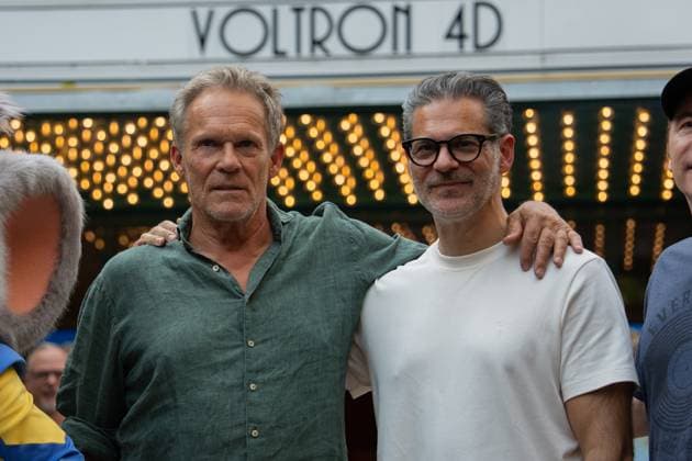 Cinema premiere, Manitous Canoe, Michael Bully Herbig, Rick Kavanian, Christian Tramitz, film premiere, Europa Park, Voltron 4D, red carpet, film launch, comedy, western parody, Bullyparade, actor, director, screenwriter, press event, summer vacatio Copyright: xFINLEYxMÖRCHx