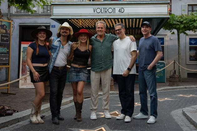 Cinema premiere, Manitous Canoe, Michael Bully Herbig, Rick Kavanian, Christian Tramitz, film premiere, Europa Park, Voltron 4D, red carpet, film launch, comedy, western parody, Bullyparade, actor, director, screenwriter, press event, summer vacatio Copyright: xFINLEYxMÖRCHx