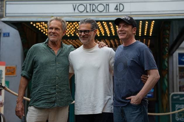 Cinema premiere, Manitous Canoe, Michael Bully Herbig, Rick Kavanian, Christian Tramitz, film premiere, Europa Park, Voltron 4D, red carpet, film launch, comedy, western parody, Bullyparade, actor, director, screenwriter, press event, summer vacatio Copyright: xFINLEYxMÖRCHx
