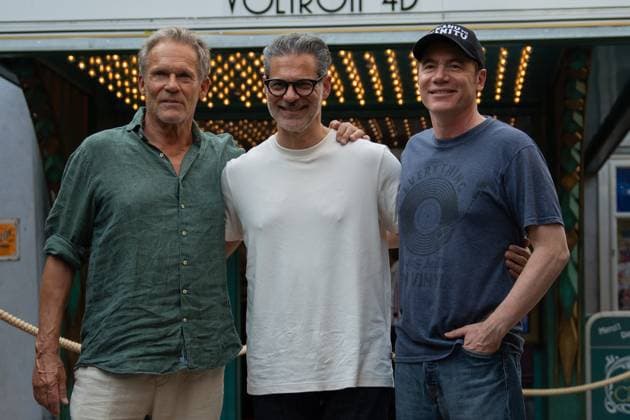 Cinema premiere, Manitous Canoe, Michael Bully Herbig, Rick Kavanian, Christian Tramitz, film premiere, Europa Park, Voltron 4D, red carpet, film launch, comedy, western parody, Bullyparade, actor, director, screenwriter, press event, summer vacatio Copyright: xFINLEYxMÖRCHx