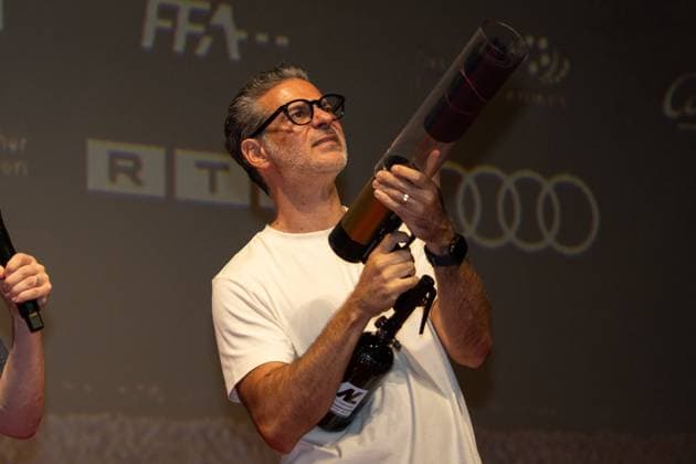 Cinema premiere, Manitous Canoe, Michael Bully Herbig, Rick Kavanian, Christian Tramitz, film premiere, Europa Park, Voltron 4D, red carpet, film launch, comedy, western parody, Bullyparade, actor, director, screenwriter, press event, summer vacatio Copyright: xFINLEYxMÖRCHx