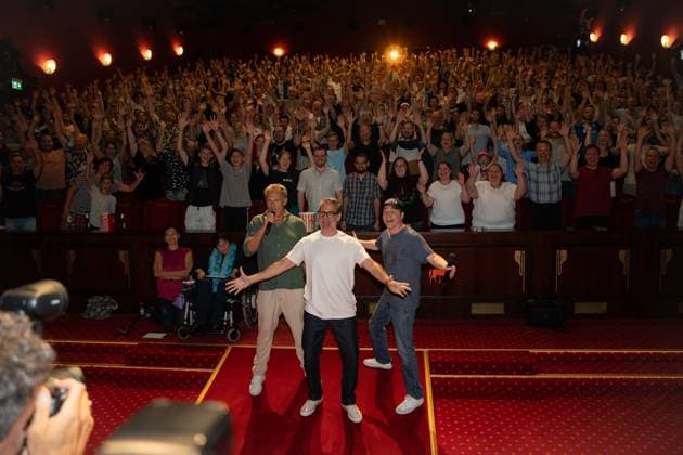 Cinema premiere, Manitous Canoe, Michael Bully Herbig, Rick Kavanian, Christian Tramitz, film premiere, Europa Park, Voltron 4D, red carpet, film launch, comedy, western parody, Bullyparade, actor, director, screenwriter, press event, summer vacatio Copyright: xFINLEYxMÖRCHx