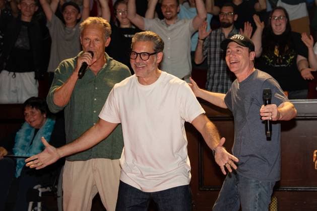 Cinema premiere, Manitous Canoe, Michael Bully Herbig, Rick Kavanian, Christian Tramitz, film premiere, Europa Park, Voltron 4D, red carpet, film launch, comedy, western parody, Bullyparade, actor, director, screenwriter, press event, summer vacatio Copyright: xFINLEYxMÖRCHx