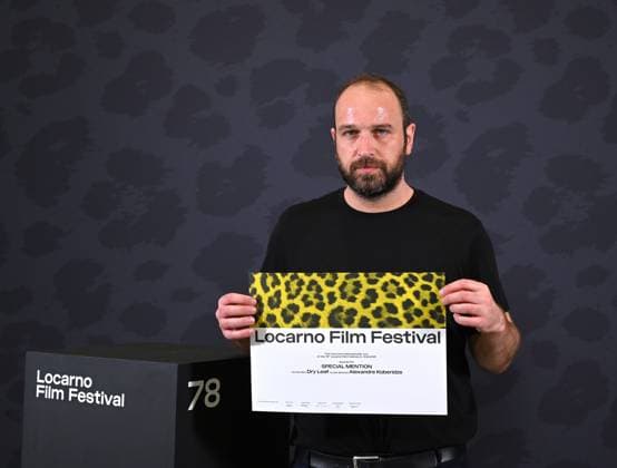 Locarno, Swiss Locarno Film Festival 2025 Photocall Award Ceremony Locarno78 photocall with winners of Locarno78 In the photo: Dry Leaf by Alexandre Koberidze Special Mention International Competition  Copyright: xNickxZonnax xipa-agency.netx xNickxZonnax IPA_Agency_IPA62512742